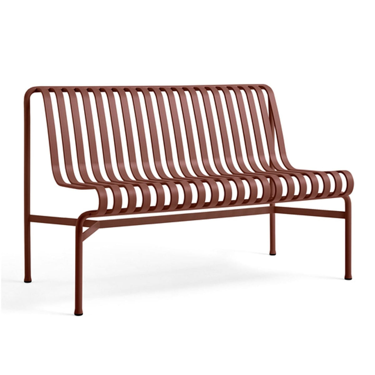 Banc Palissade Dining sans accoudoir - Hay-Rouge fer-The Woods Gallery