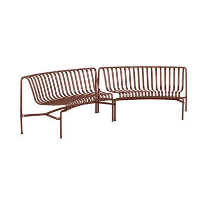 Banc Palissade Park Dining in/in - Hay-Rouge fer-The Woods Gallery