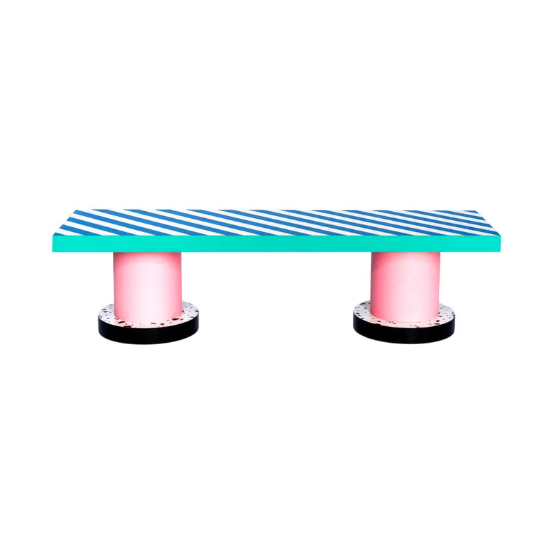 Banc Super Bench bois bleu / L de Hello Again - Seletti-The Woods Gallery