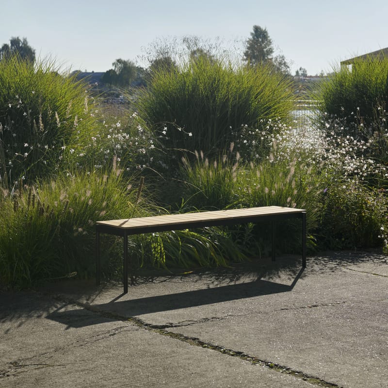 Banc Ville AV28 L 180 cm par Anderssen &amp; Voll - &amp;Tradition-Noir chaud-The Woods Gallery