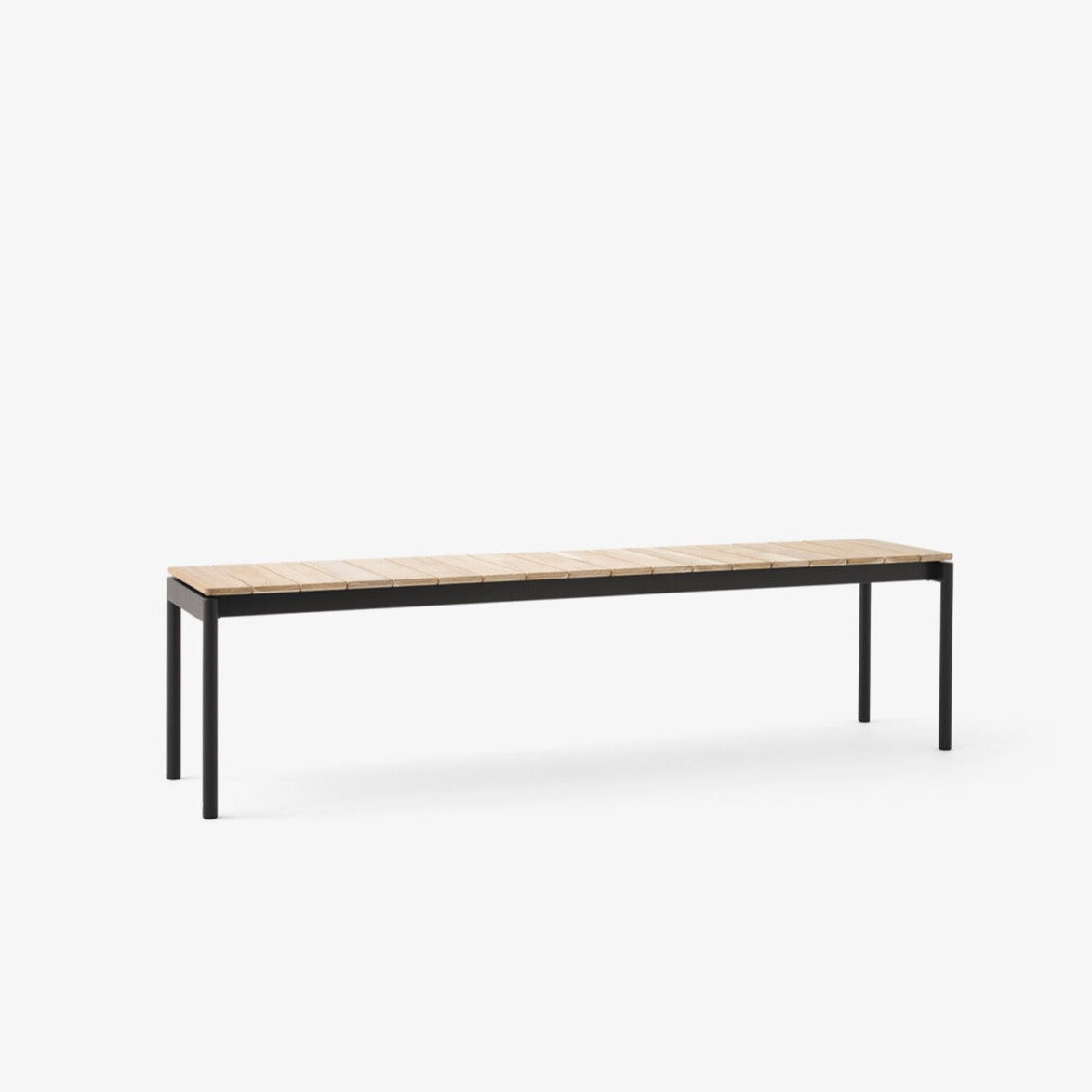Banc Ville AV28 L 180 cm par Anderssen &amp; Voll - &amp;Tradition-Noir chaud-The Woods Gallery