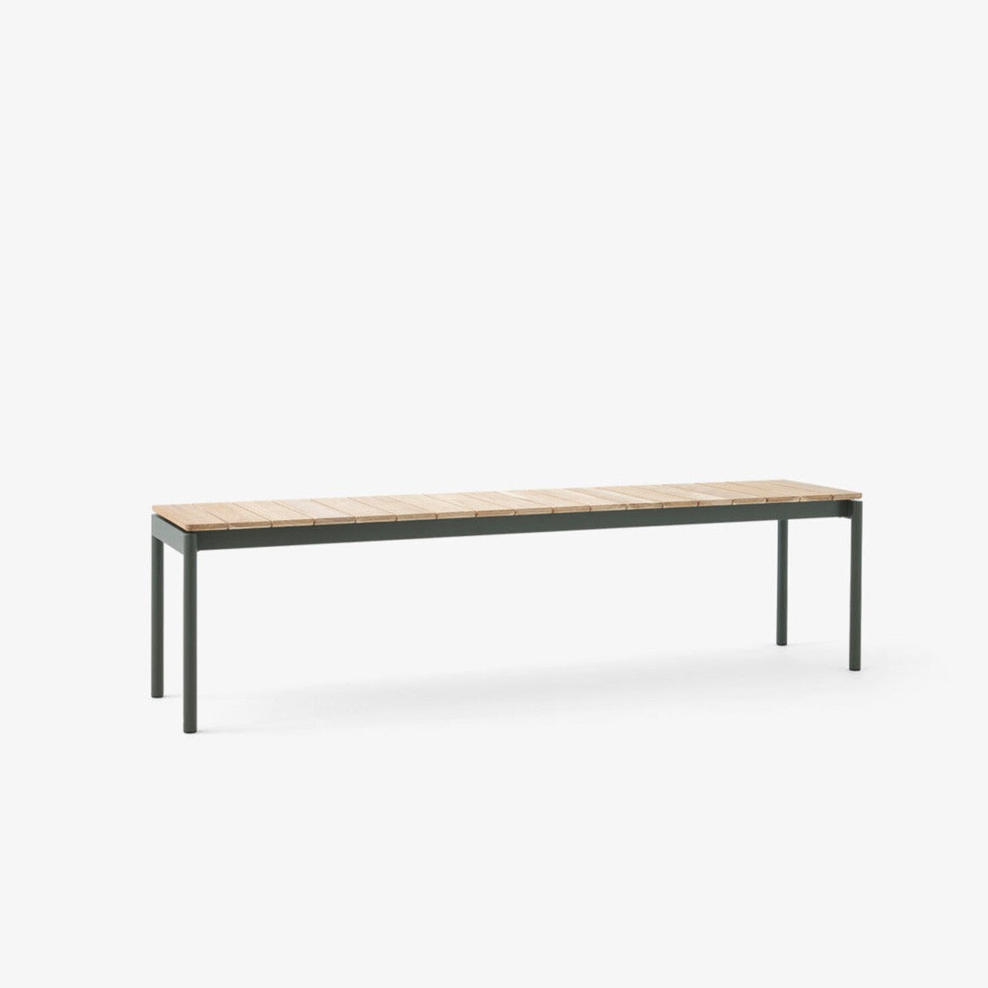 Banc Ville AV28 L 180 cm par Anderssen &amp; Voll - &amp;Tradition-Vert bronze-The Woods Gallery