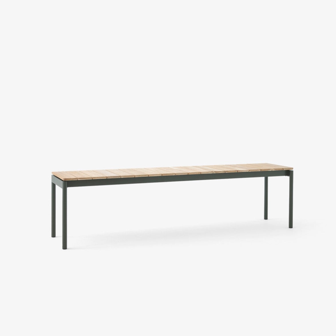 Banc Ville AV28 L 180 cm par Anderssen &amp; Voll - &amp;Tradition-Vert bronze-The Woods Gallery