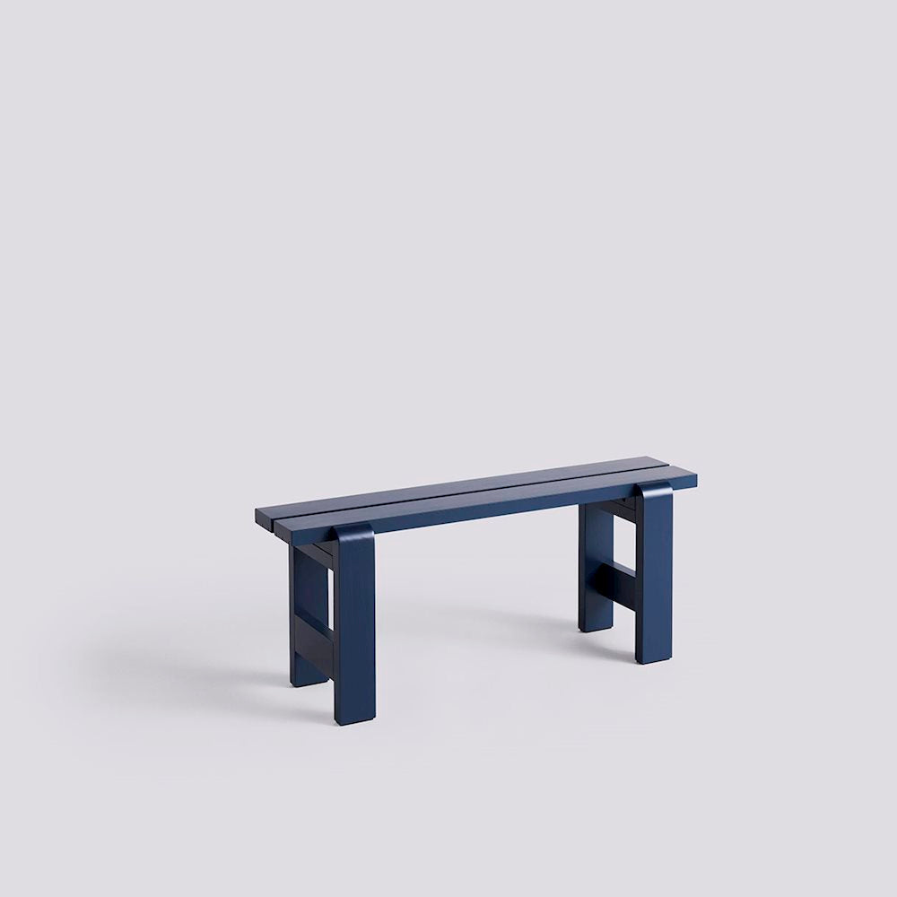 Banc Weekday L 111 cm- Hay-Bleu Foncé-The Woods Gallery