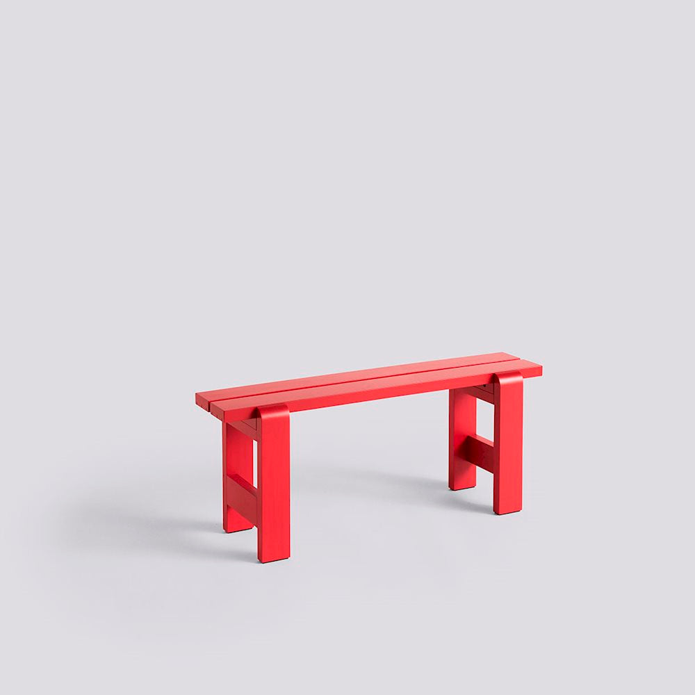 Banc Weekday L 111 cm- Hay-Rouge-The Woods Gallery