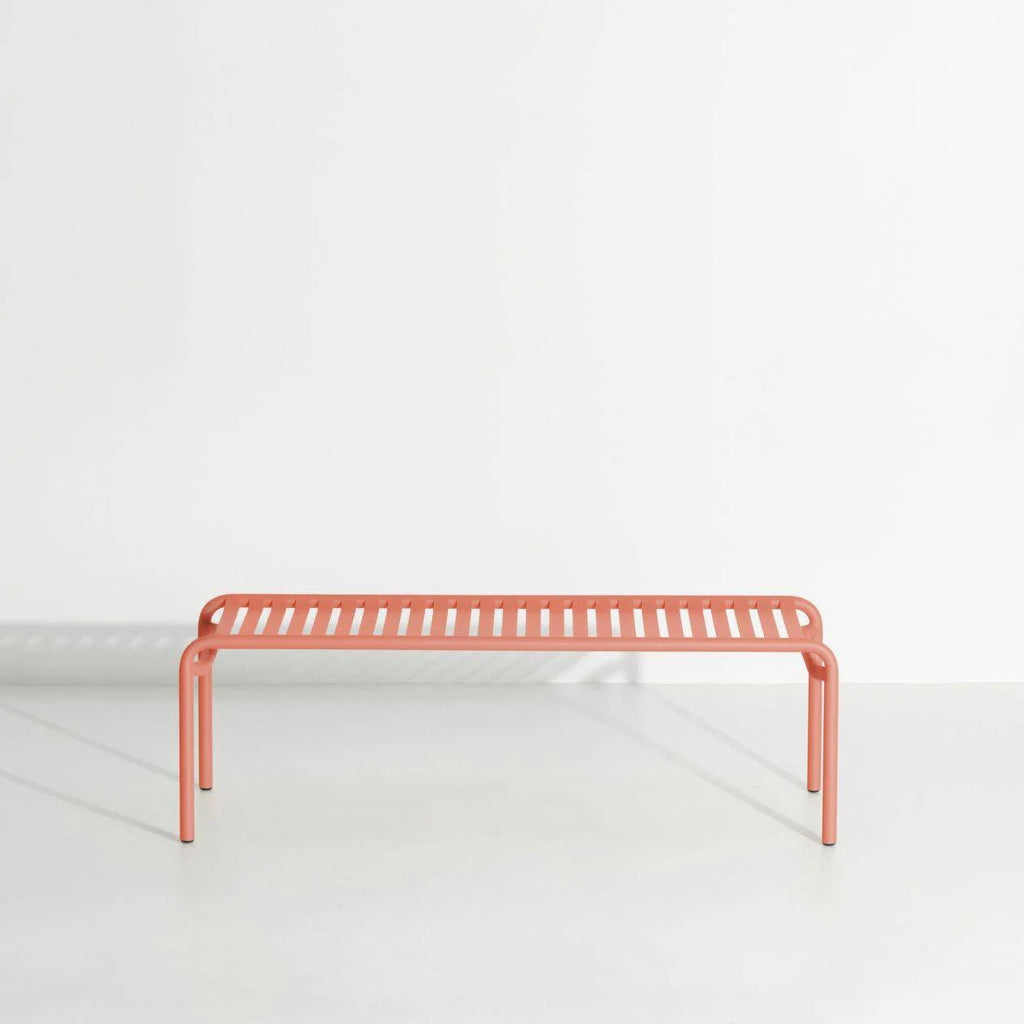 Banc de jardin Week-End - Petite Friture-Corail-The Woods Gallery
