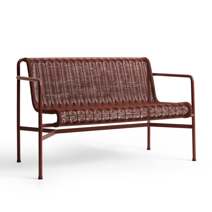 Banc de table Palissade Cord - Hay-Rouge fer-The Woods Gallery