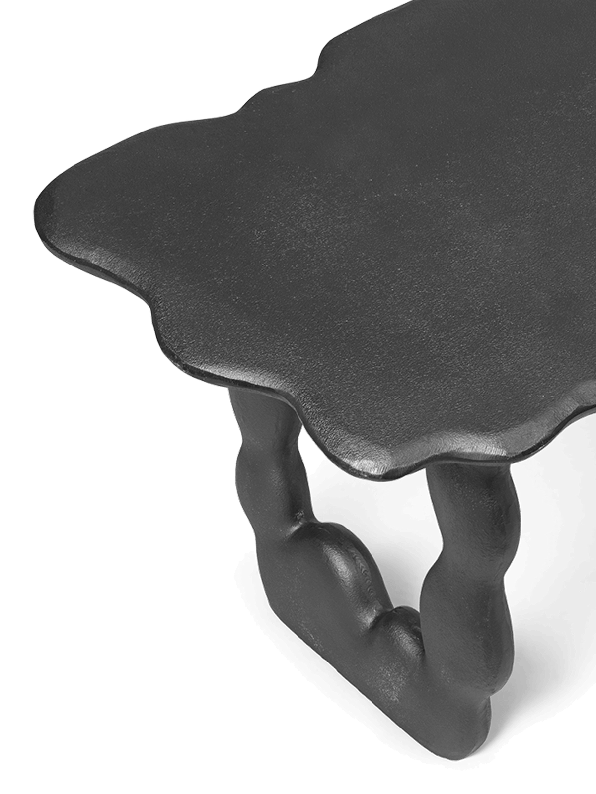 Banc noir Piece Dal L 100 cm - Ferm living-The Woods Gallery