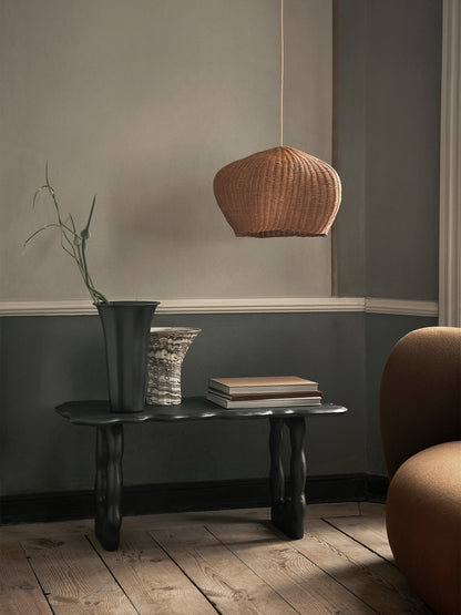 Banc noir Piece Dal L 100 cm - Ferm living-The Woods Gallery