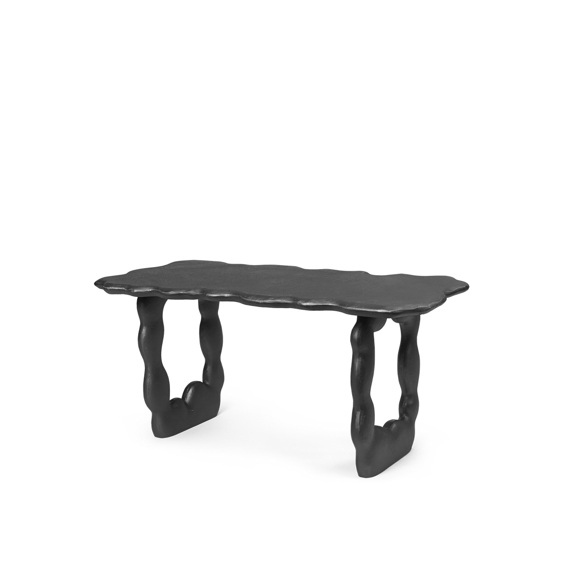 Banc noir Piece Dal L 100 cm - Ferm living-The Woods Gallery