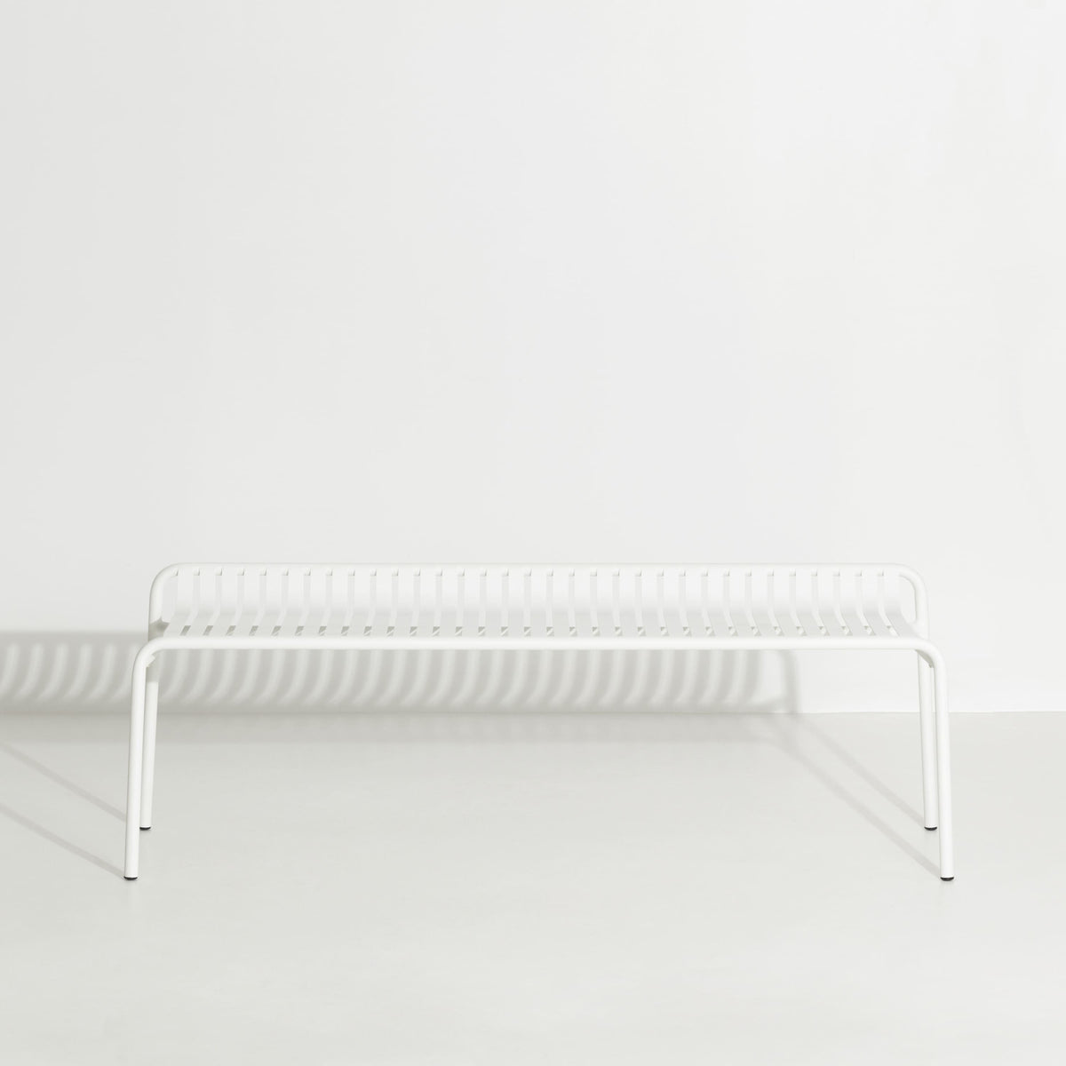 Banc sans dossier Week-End de Studio Brichet-Ziegler - Petite Friture-Blanc-The Woods Gallery