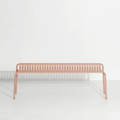 Banc sans dossier Week-End de Studio Brichet-Ziegler - Petite Friture-Blush-The Woods Gallery
