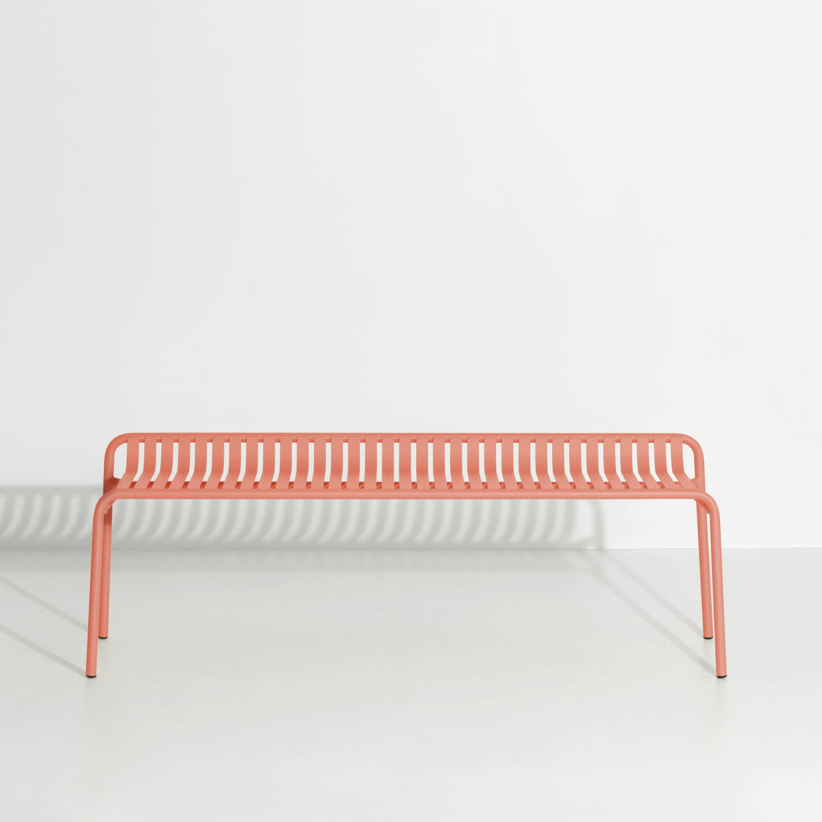 Banc sans dossier Week-End de Studio Brichet-Ziegler - Petite Friture-Corail-The Woods Gallery