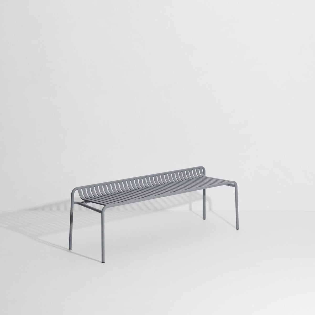 Banc sans dossier Week-End de Studio Brichet-Ziegler - Petite Friture-Gris pierre-The Woods Gallery