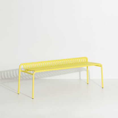 Banc sans dossier Week-End de Studio Brichet-Ziegler - Petite Friture-Jaune-The Woods Gallery