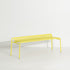 Banc sans dossier Week-End de Studio Brichet-Ziegler - Petite Friture-Jaune-The Woods Gallery