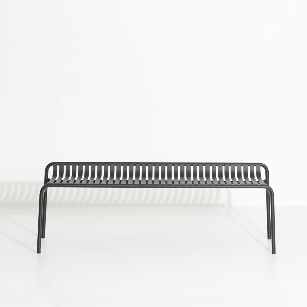 Banc sans dossier Week-End de Studio Brichet-Ziegler - Petite Friture-Noir-The Woods Gallery