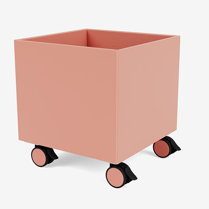 Boite de Rangement Colour Box I – S6161 par Peter J. Lassen - Montana-151 Rhubarb-Roulettes h 6.8cm-The Woods Gallery