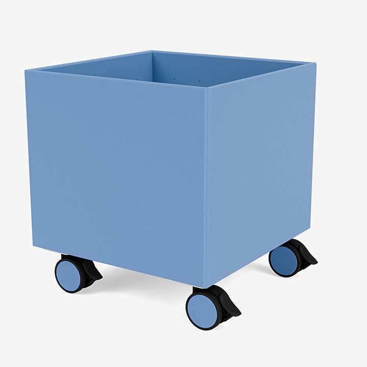 Boite de Rangement Colour Box I – S6161 par Peter J. Lassen - Montana-154 Azure-Roulettes h 6.8cm-The Woods Gallery