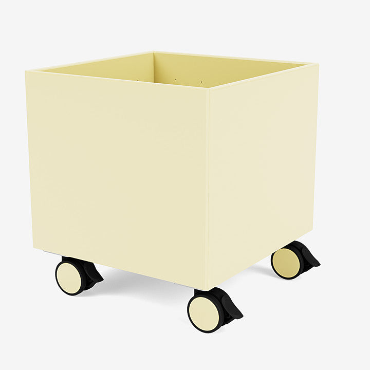 Boite de Rangement Colour Box I – S6161 par Peter J. Lassen - Montana-159 Camomile-Roulettes h 6.8cm-The Woods Gallery