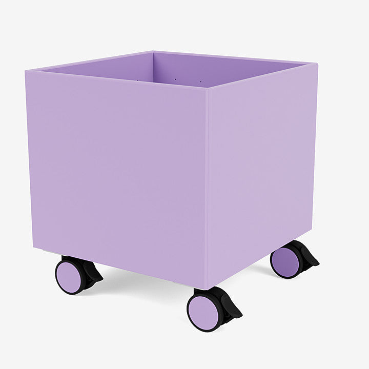 Boite de Rangement Colour Box I – S6161 par Peter J. Lassen - Montana-164 Iris-Roulettes h 6.8cm-The Woods Gallery
