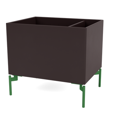 Boîte de rangement Colour Box II S4162 par Peter J. Lassen, laque 160 Balsamic, sur pieds 12,6 cm Parsley, packshot Montana