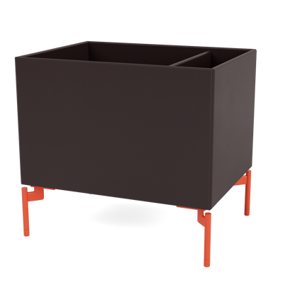 Boîte de rangement Colour Box II S4162 par Peter J. Lassen, laque 160 Balsamic, sur pieds 12,6 cm Rosehip, packshot Montana