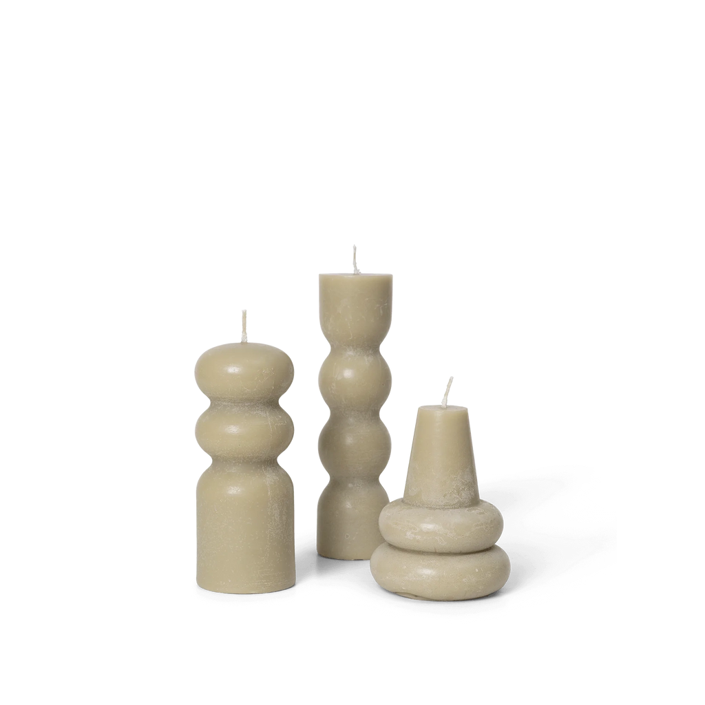 Bougies Torno Candles - lot de 3 - Ferm Living-The Woods Gallery