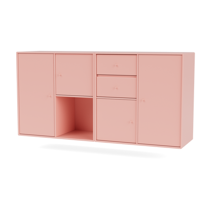 Buffet Couple par Peter J. Lassen, laque 167 Ruby, suspendu au mur, packshot Montana