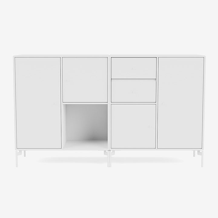 Buffet Couple par Peter J. Lassen - Montana-101 New White-Pieds h 12.6cm-The Woods Gallery