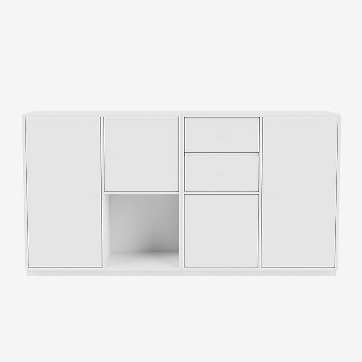 Buffet Couple par Peter J. Lassen - Montana-101 New White-Plinthe h 3cm-The Woods Gallery