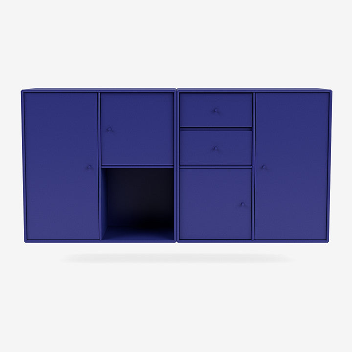 Buffet Couple par Peter J. Lassen - Montana-135 Monarch-Avec rail de suspension-The Woods Gallery