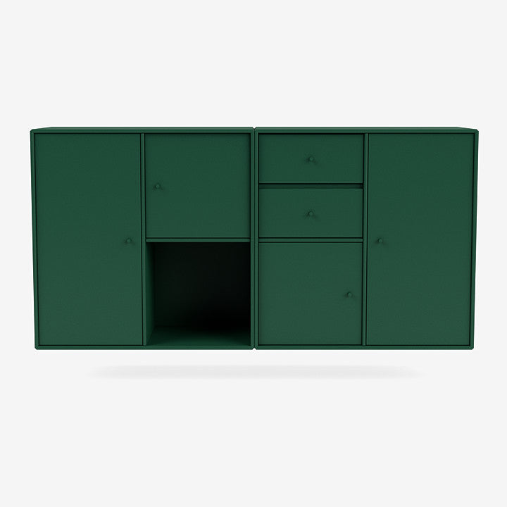 Buffet Couple par Peter J. Lassen - Montana-136 Pine-Avec rail de suspension-The Woods Gallery