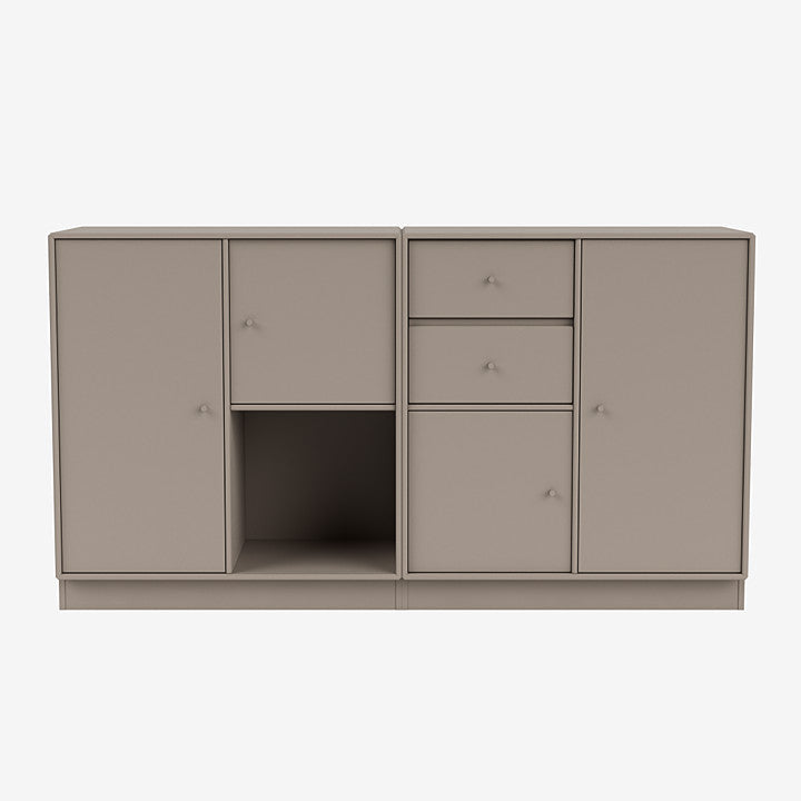 Buffet Couple par Peter J. Lassen - Montana-141 Truffle-Plinthe h 7cm-The Woods Gallery