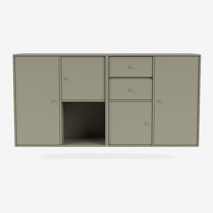 Buffet Couple par Peter J. Lassen - Montana-144 Fennel-Avec rail de suspension-The Woods Gallery