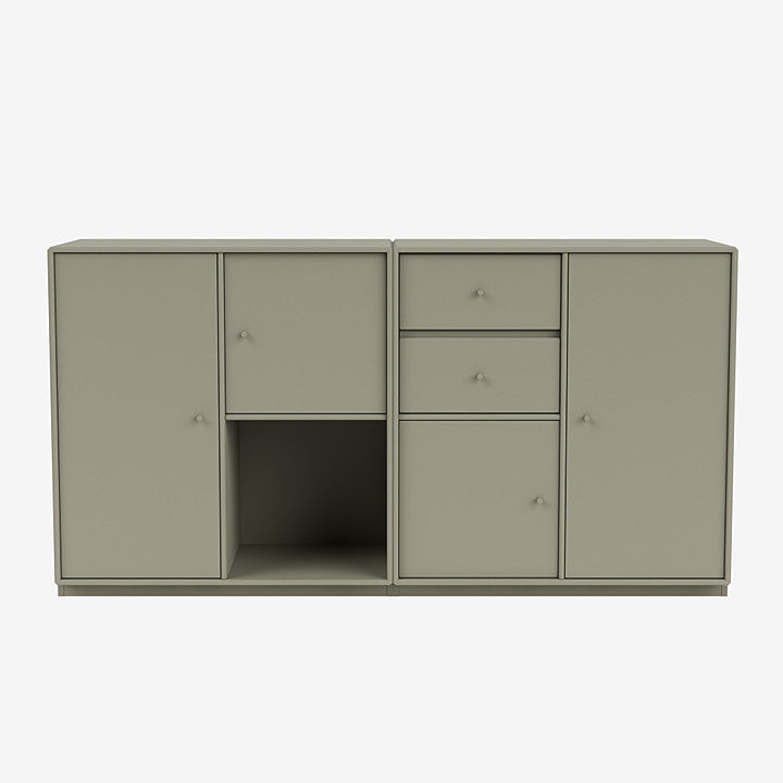 Buffet Couple par Peter J. Lassen - Montana-144 Fennel-Plinthe h 3cm-The Woods Gallery