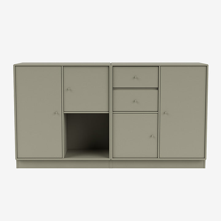 Buffet Couple par Peter J. Lassen - Montana-144 Fennel-Plinthe h 7cm-The Woods Gallery
