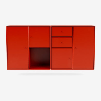 Buffet Couple par Peter J. Lassen - Montana-145 Rosehip-Avec rail de suspension-The Woods Gallery