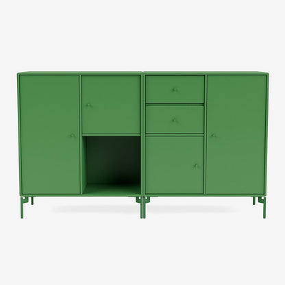 Buffet Couple par Peter J. Lassen - Montana-152 Parsley-Pieds h 12.6cm-The Woods Gallery