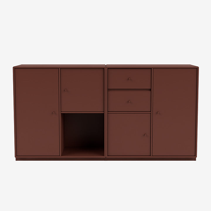 Buffet Couple par Peter J. Lassen - Montana-155 Masala-Plinthe h 3cm-The Woods Gallery