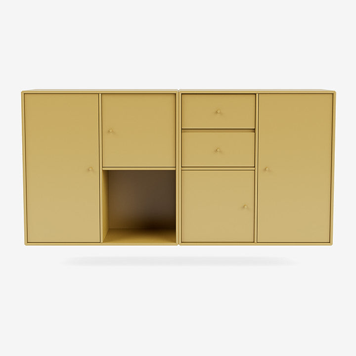 Buffet Couple par Peter J. Lassen - Montana-157 Cumin-Avec rail de suspension-The Woods Gallery