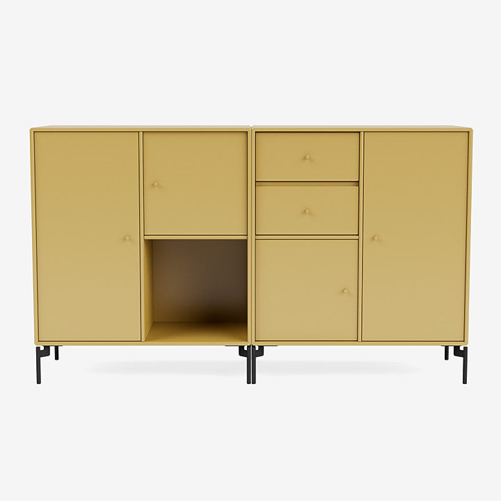 Buffet Couple par Peter J. Lassen - Montana-157 Cumin-Pieds h 12.6cm-The Woods Gallery
