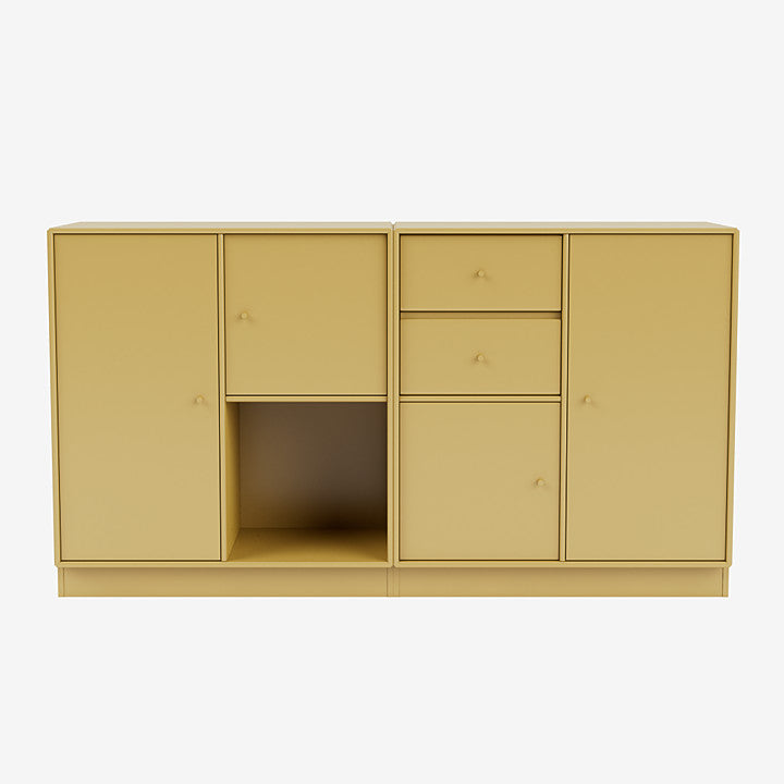 Buffet Couple par Peter J. Lassen - Montana-157 Cumin-Plinthe h 7cm-The Woods Gallery