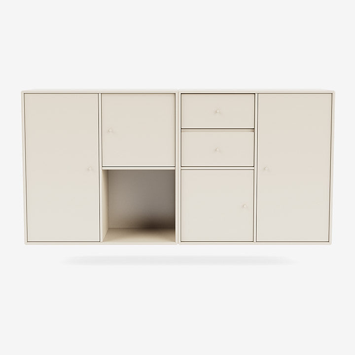 Buffet Couple par Peter J. Lassen - Montana-158 Oat-Avec rail de suspension-The Woods Gallery