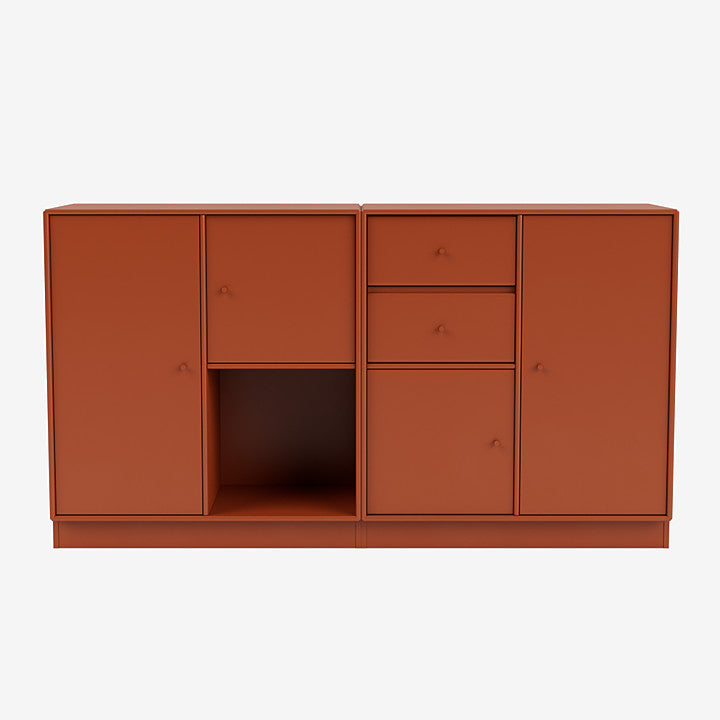 Buffet Couple par Peter J. Lassen - Montana-162 Hokkaido-Plinthe h 7cm-The Woods Gallery