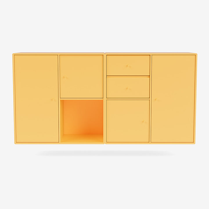 Buffet Couple par Peter J. Lassen - Montana-166 Acacia-Avec rail de suspension-The Woods Gallery