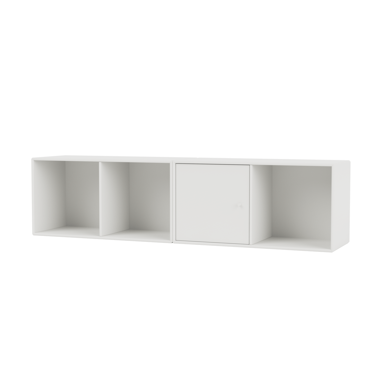 Buffet Line par Peter J. Lassen, laque 01 White, suspendu au mur, packshot Montana