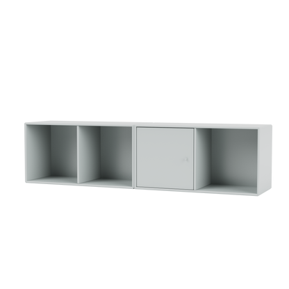 Buffet Line par Peter J. Lassen, laque 156 Oyster, suspendu au mur, packshot Montana