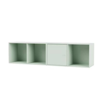Buffet Line par Peter J. Lassen, laque 161 Mist, suspendu au mur, packshot Montana