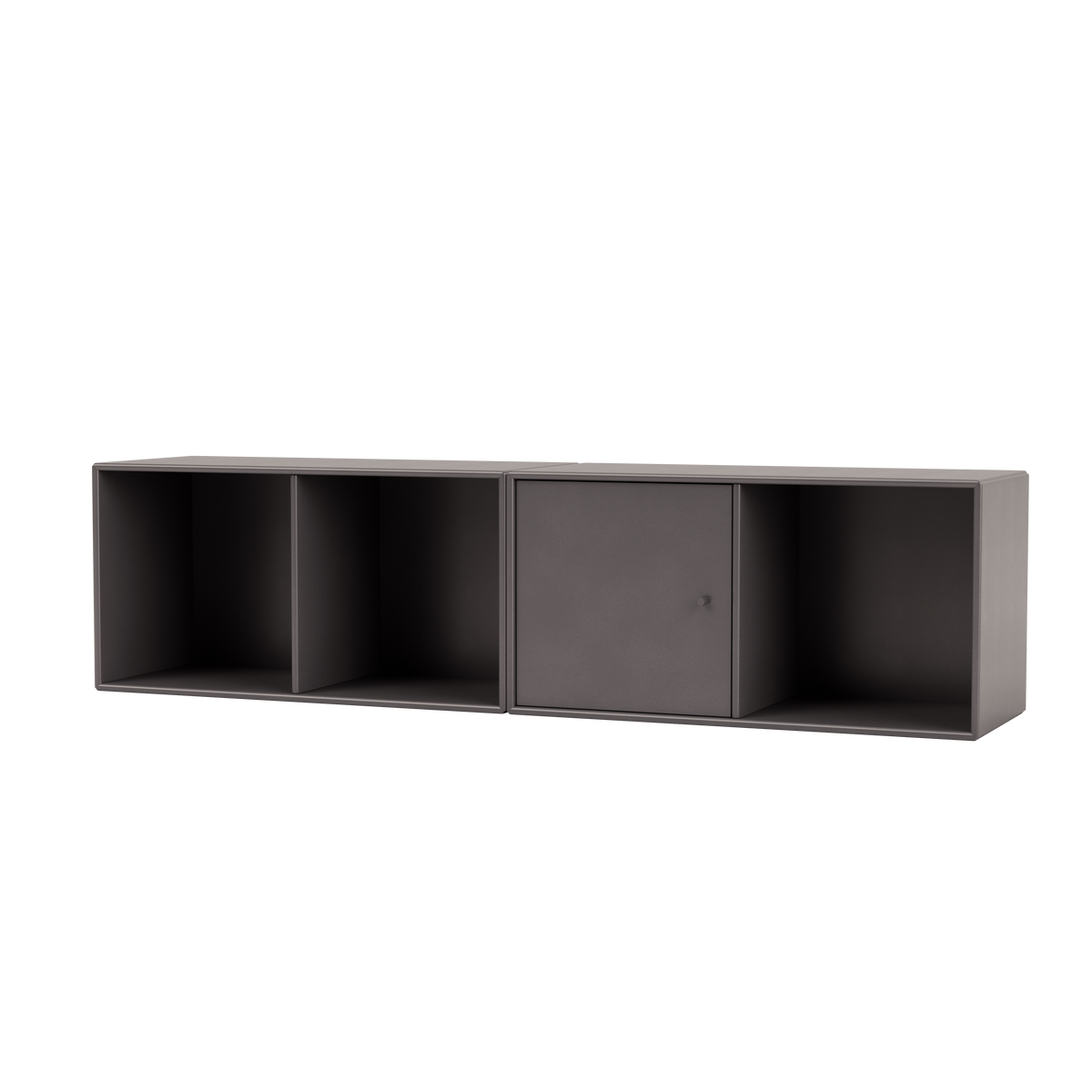 Buffet Line par Peter J. Lassen, laque 35 Coffee, suspendu au mur, packshot Montana
